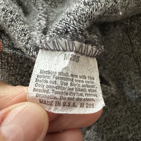 Vintage Jantzen Sweater Co Men's Grey Vest Tall 2X  V-Neck USA Hipster Pullover - Picture 4 of 6